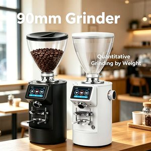 Molinillo de Café Espresso Plano de 90 mm con Control Digital y Pesaje por Escala, para Uso Comercial - Product Image 1