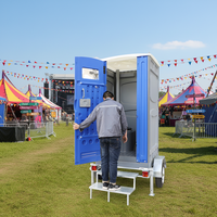Toilettes portables en acier de haute qualité, écologiques, avec un design moderne pour une utilisation en extérieur en Europe, toilettes incluses
