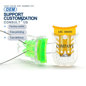 Rem101 khí mét con dấu màu xanh màu Nhựa an ninh con dấu cho đồng hồ nước Snap mét con dấu - Product Image 3