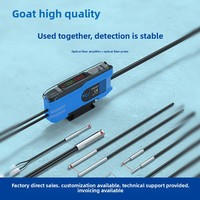 Sonde de capteur à fibre optique GaoTe à vision latérale, émettant de la lumière latérale, avec câble miniature à fibre optique réfléchissant FU à aiguille fine pour détection