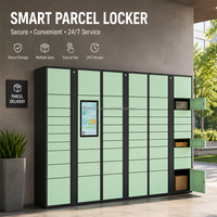 YL OEM Boîte de livraison de colis intelligente pour extérieur, pour la récupération express de colis en appartement et sur campus