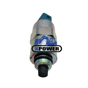 Vanne solénoïde d'arrêt de carburant 12V pour moteur 3054 C4.4 des excavatrices-chargeuses 320D 3CX 4CX 2CX, références 716-3009, 716-30255, 716/30098 - Product Image 2