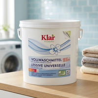 Стиральный порошок KLAR RTS 1 Vegan Eco Sensitive Heavy Duty, 4,4 кг, без отдушек, на 80 стирок, для детского белья, гипоаллергенный