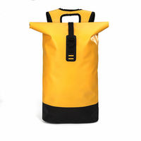 Sac à dos étanche à 100% en bâche TPU 600D à fermeture enroulable, kit de survie pour kayak, pêche, navigation, camping