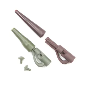 Carp Lead Clips Tail Rubber Carp Fishing Baru Lengan Kait Rambut Rig Aligner Line Link