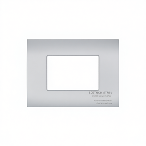 3 Way Silver <b>Plate</b> Compatible With Vimar Arke <b>Switches</b> - Product Image 2