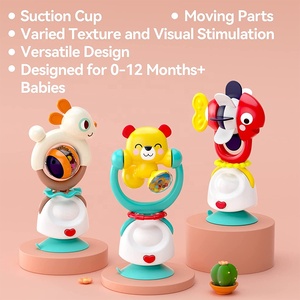 Samtoy 2-en-1 multifonctionnel, jouet de dentition en Silicone <span class=keywords><strong>pour</strong></span> bébé, hochets <span class=keywords><strong>pour</strong></span> nouveau-né - Product Image 3