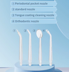 <span class=keywords><strong>Irrigador</strong></span> <span class=keywords><strong>Dental</strong></span> Inalámbrico Recargable con Batería de 800-1000mAh y 4 Boquillas para una Limpieza Profunda de los Dientes - Product Image 5