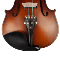 4/4 Electric Acoustic Violin EQ Acoustic Violin Under Saddle Violin Piezo Transducer Ebony Fittings With Cable Case