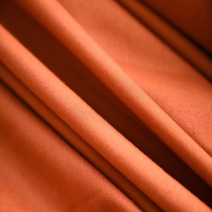 XJL-56 #   Оранжевая ткань для подкладки одежды, окрашенная полиэстеровая нить, тканые ткани для традиционной одежды, муслин, хлопковый поплин - Product Image 1