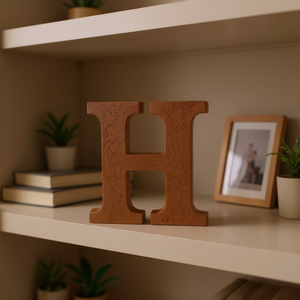 ILAN Lettera Decorativa in Legno H 15Cm per Decorazione d'Interni - Product Image 3