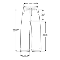 Joggers grande taille avec logo personnalisé Pantalons pour hommes empilés Loose Running Gym Sport Track Pantalons pour hommes Pantalons et pantalons de survêtement évasés cargo Pantalons pour hommes