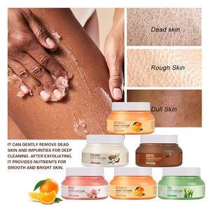 Gommage corporel adoucissant kératine exfoliant peau de poulet nettoyage en profondeur de la peau Gommage à la kératine Anglais complet - Product Image 3