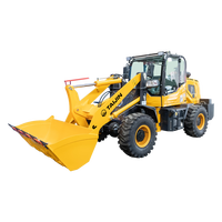 Minipala Gommata 1500KG - Trattore Multifunzione Diesel Idraulico con Caricatore Frontale, Motore da 58kW e Pompa per Edilizia e Agricoltura