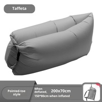 Oreiller d'usine inclinable moderne canapé gonflable Spot extérieur portable lit pneumatique paresseux sac de couchage en polyester