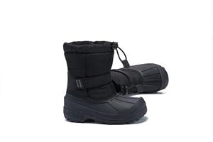 YL-25379 Bottes d'hiver pour enfants, noires, chaudes, thermiques, antidérapantes, résistantes à l'eau, pour l'extérieur, vente en gros - Product Image 5