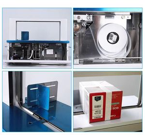 Automatic Small Opp Sealing <b>Binding</b> <b>Machine</b> Kraft Paper Bander Cash Tape Strapping Banding <b>Machine</b> Banding <b>Machine</b> Opp - Product Image 5
