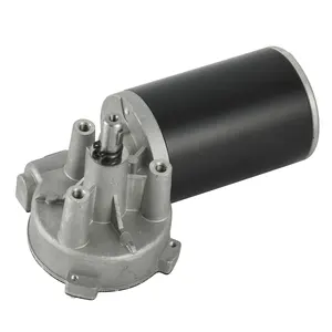 24V 150Rpm Dc Motor Met Versnellingsbak Voor Industrie Worm Reducer