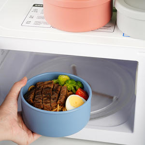 <b>Hot</b> Sale Food Grade Silicone Container Portable Microwavable Leak Proof Bpa Free Kids Bento <b>Lunch</b> <b>Boxes</b> - Product Image 2