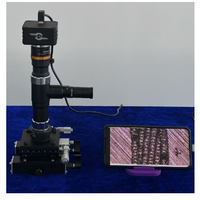 500X Magnification Portable Metallurgical Microscope with Vertical Illumination Light Source for Large Workpiece