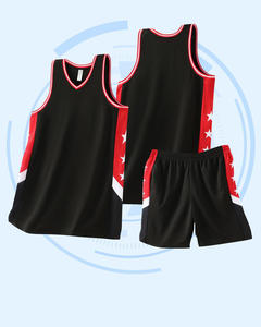 <span class=keywords><strong>Traje</strong></span> de baloncesto personalizado para adultos y niños, absorbente de sudor, transpirable, de secado rápido, sin mangas, para entrenamiento y competición. - Product Image 5