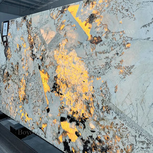 Hiện đại sang trọng kỳ lạ pantogonia Backlit <span class=keywords><strong>quartzite</strong></span> nhà bếp Countertop đá slab - Product Image 2