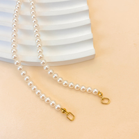 Collier chaîne à maillons EManco 4MM avec breloque en acier inoxydable et perle d'eau douce pour femme, idéal pour la création de bijoux DIY, accessoire, idée cadeau