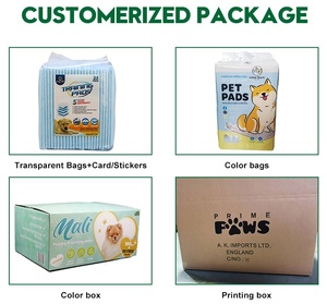 超吸収性 子犬用おしっこパッド 生分解性ペットトレーニングパッド 犬猫用 - Product Image 5