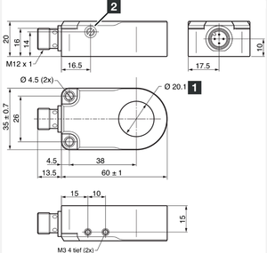 Capteur inductif annulaire MT-disoric IRSD-20P-G3-B4, diamètre intérieur 20 mm, PNP/NPN, IO-Link, dynamique/statique 10-30 VDC, programmable IO-Link - Product Image 3