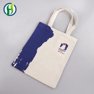 กระเป๋าผ้าฝ้ายพิมพ์ลายตามสั่ง OEM กระเป๋าผ้าแคนวาสแบบใช้ซ้ำได้และเป็นมิตรกับสิ่งแวดล้อม กระเป๋าช้อปปิ้ง - Product Image 6