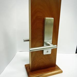 External <b>Security</b> Flat <b>Bar</b> Lever Door Hardware Set with Deadbolt and Latch Mortise Lock Mechanism - Product Image 2