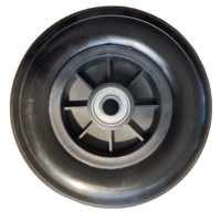 Vente en gros de nouveaux pneus en mousse PU plastique sans chambre à air de 8 pouces, roue solide de 200*50 pour poussette, fauteuil roulant, restaurant, vente au détail