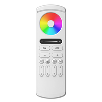 8 Zona Pengontrol Layar Sentuh Nirkabel LED RGBCCT Strip RF Remote Control Pencahayaan Strip RGBW Dengan Tombol Cincin Sentuh