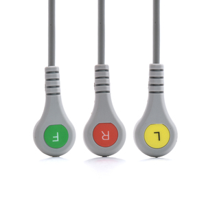 Ge Levendige Eendelige 3-Lead Ecg Kabel Met Snap Iec Ce Gecertificeerde Kabel Ecg - Product Image 6