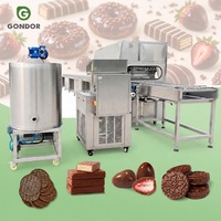 Machine à enrober le chocolat, moule vertical à dragées et noix, en acier inoxydable de qualité alimentaire, pour le chocolat au cacao et les bretzels