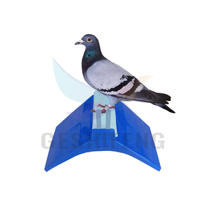 Accessori per uccelli Homing piccione riposo posatoio V corsa plastica piccione persico con legno resistenza al calore - Product Image 1