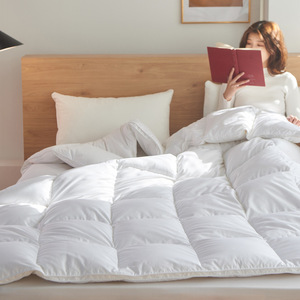 Edredón tamaño Queen estilo Hotel plumón <span class=keywords><strong>de</strong></span> pato <span class=keywords><strong>de</strong></span> ganso y edredón <span class=keywords><strong>de</strong></span> <span class=keywords><strong>plumas</strong></span> <span class=keywords><strong>de</strong></span> algodón edredón ropa <span class=keywords><strong>de</strong></span> cama cálida para uso doméstico <span class=keywords><strong>de</strong></span> invierno - Product Image 1
