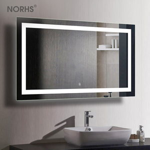Modern frameless smart magnifying bath back lit bathroom TV mirror LED - Product Image 3