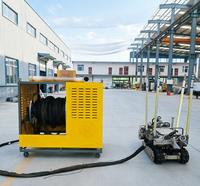 Robot de dragage sous-marin à chenilles haute efficacité 200 m³/h avec éclairage LED pour l'élimination des boues de réservoirs