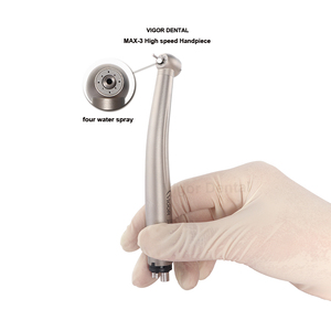 Tandheelkundige Hoge Snelheid Handstuk Met Keramische Lager 4 Gaten Waterspray En 4 Luchtspray - Product Image 1