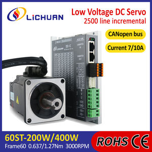 Lichuan LowVoltage 48V 6/10A/1.2 W وحدة تحكم من نوع IP65 دورة في الدقيقة/1.27N.<span class=keywords><strong>m</strong></span> DC طقم سائقي للروبوت - Product Image 2