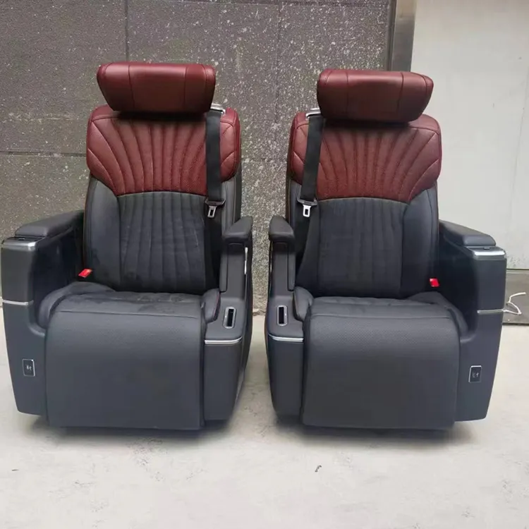 Accessoires d'amélioration de l'intérieur de la conversion automobile Sièges de pilote de luxe bon marché pour Limousines Van Seat