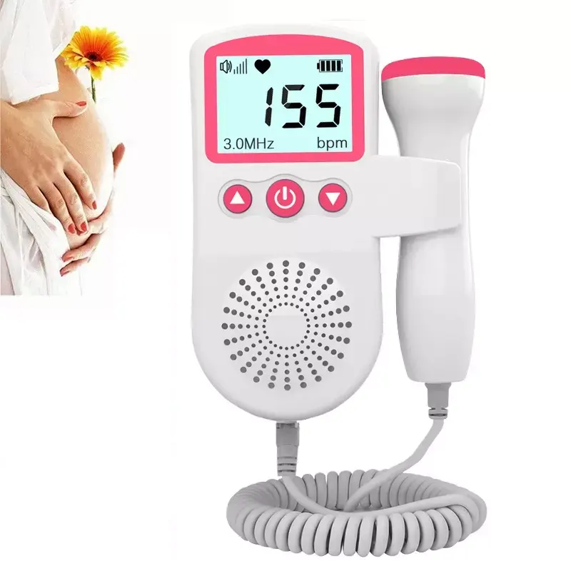 SoyMed hot Selling home rechargeable portable baby fetal heart doppler monitor ultrasound machine
