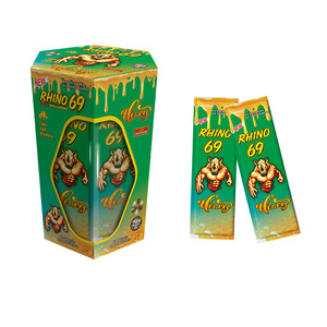 Cuillère à miel jetable en plastique avec couvercle en aluminium pour compléments alimentaires à base d'acier dur - Product Image 1