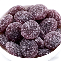 Bonbons de Noël halal en gros, bonbons gélifiés acidulés, bonbons mous au glucose, bonbons acidulés, guava, prune, fruits, forme de bloc, emballage de 2,5 kg