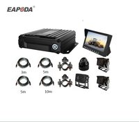 4CH tarjeta SD DVR AHD 1080P cámaras CCTV sistema camión coche móvil MDvr conjunto soporte vehículos 12V 24V potencia para camión de construcción