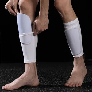 压缩足球护胫护腿垫尼龙弹性透气护胫袜