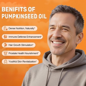 Huile de graines de citrouille de qualité supérieure, extraits végétaux, favorise la vitalité des cheveux et la santé de la prostate, gélules d'huile de graines de citrouille - Product Image 5