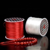 Cordon élastique coloré de 50 m pour la fabrication de bijoux, fil pour bracelet, cordons, accessoires