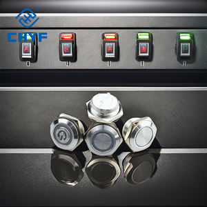 <span class=keywords><strong>12</strong></span>/16/19/22/25/30mm 超短型防水パワフル<span class=keywords><strong>LED</strong></span>ライト モーメンタリミニ 12V 24V プッシュボタンスイッチ - Product Image 1